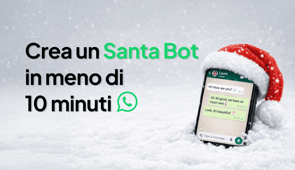 Crea un Santa Bot in meno di 10 minuti: automazione natalizia per aumentare vendite e supporto
