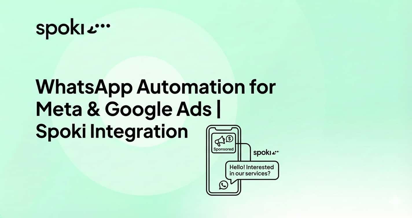 WhatsApp Automation for Meta & Google Ads | Spoki Integration