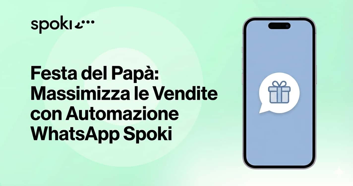 Festa del Papà: Massimizza le Vendite con Automazione WhatsApp Spoki