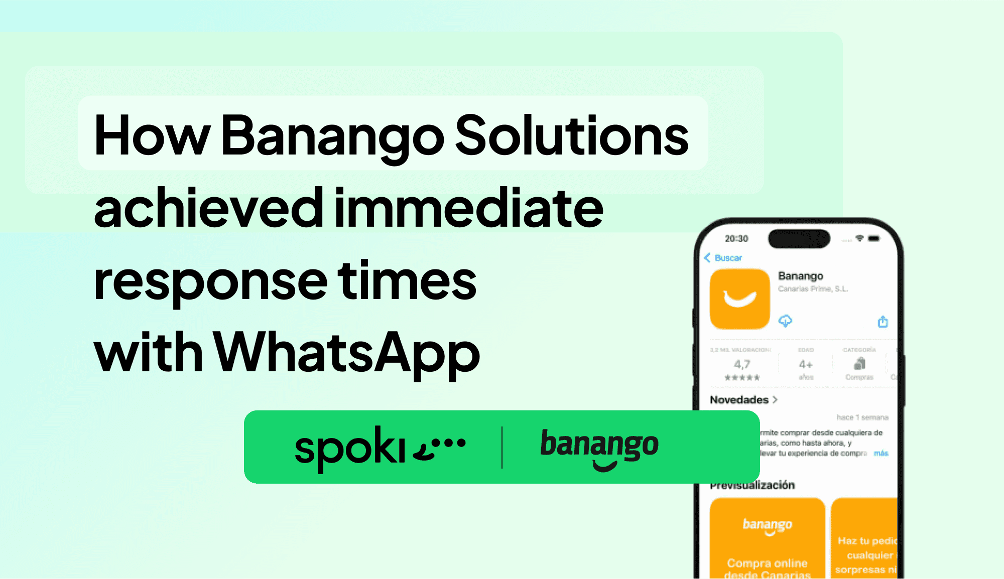 How Banango Solutions achieved immediate response times with WhatsApp