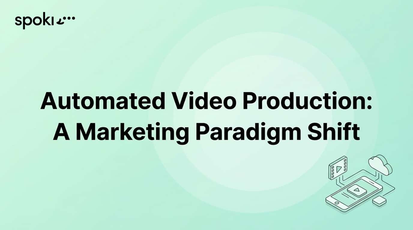 Automatisierte Videoproduktion: Ein Paradigmenwechsel im Marketing