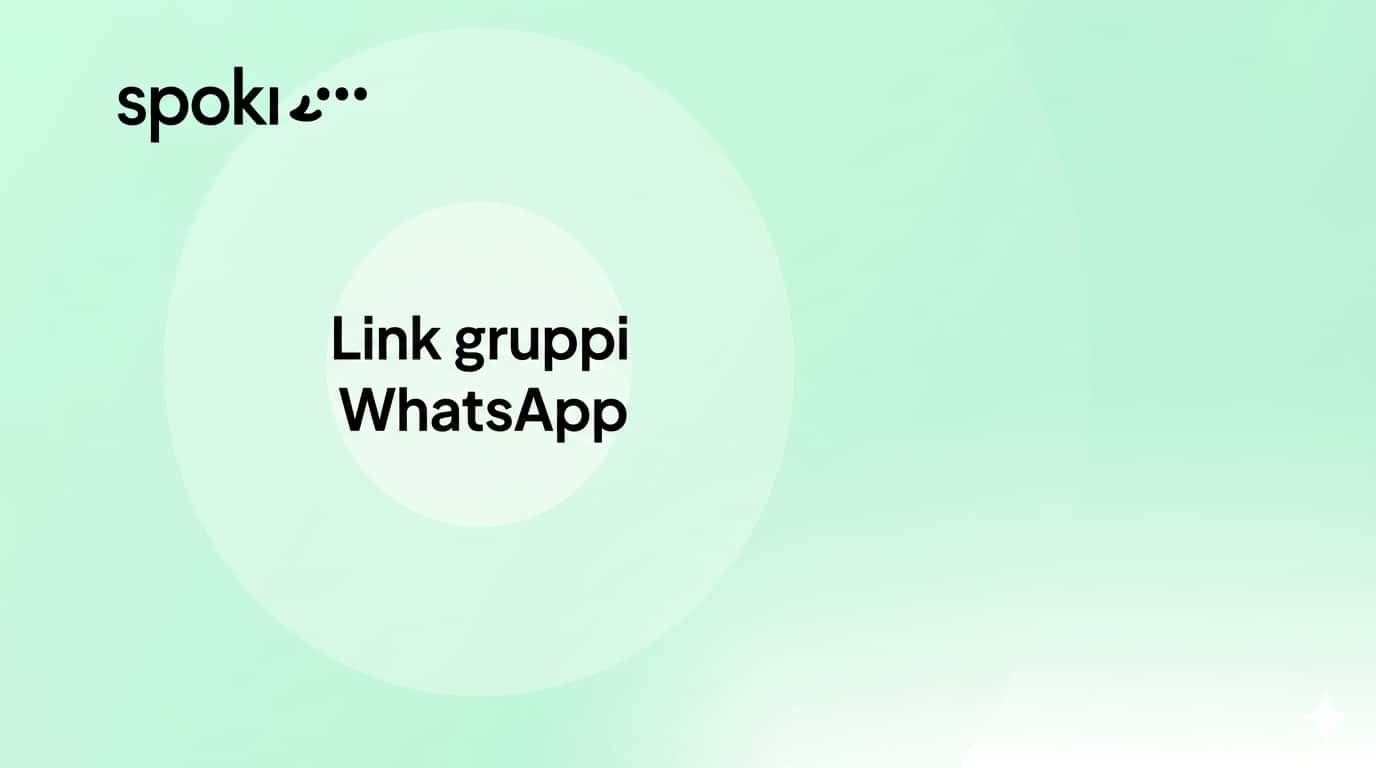 Link gruppi WhatsApp