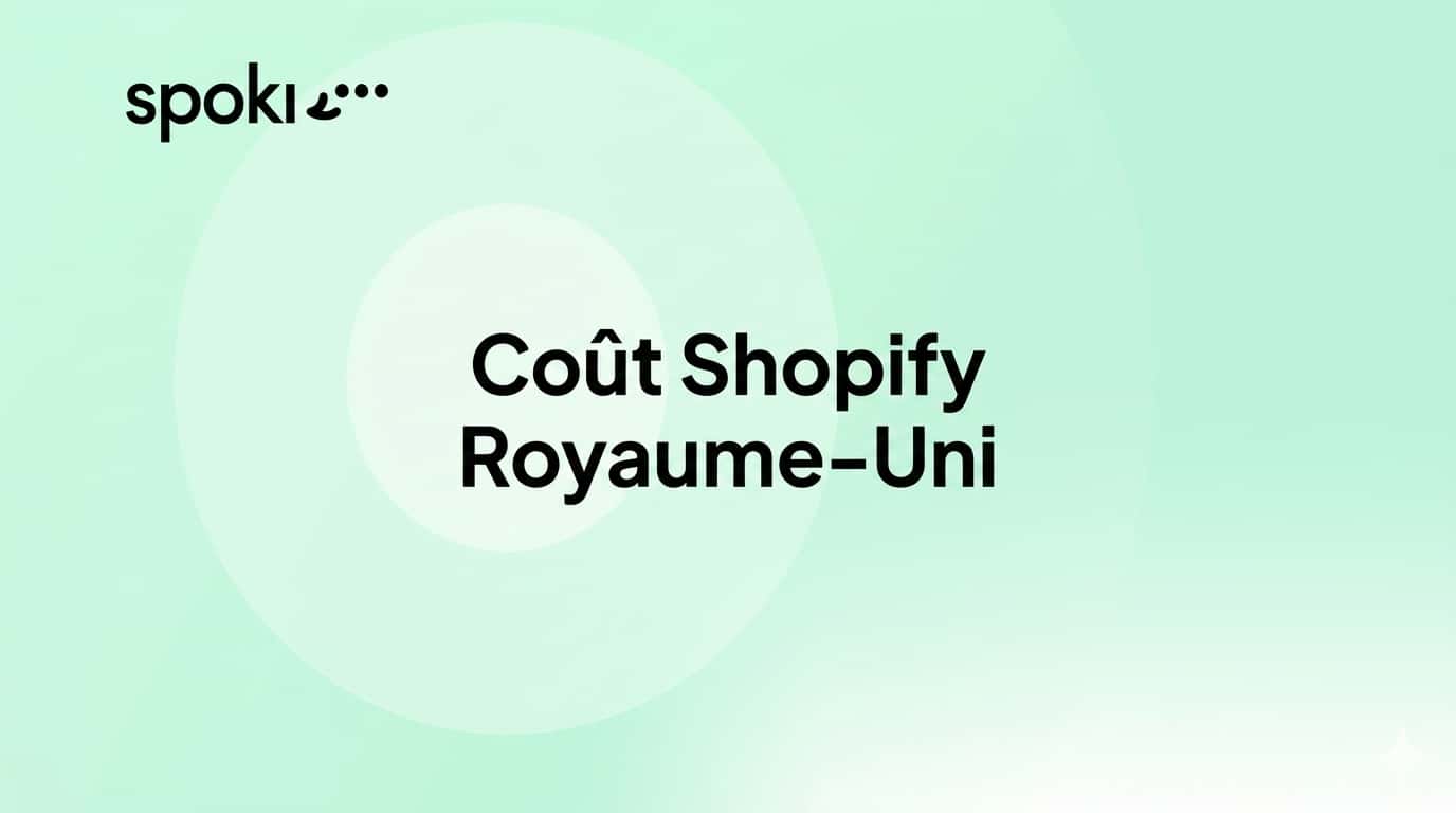 Coût Shopify Royaume-Uni