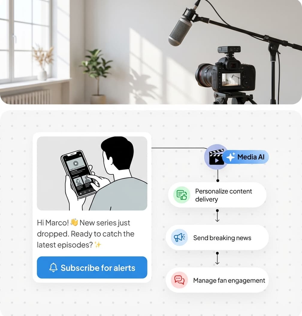 WhatsApp per Media e Intrattenimento