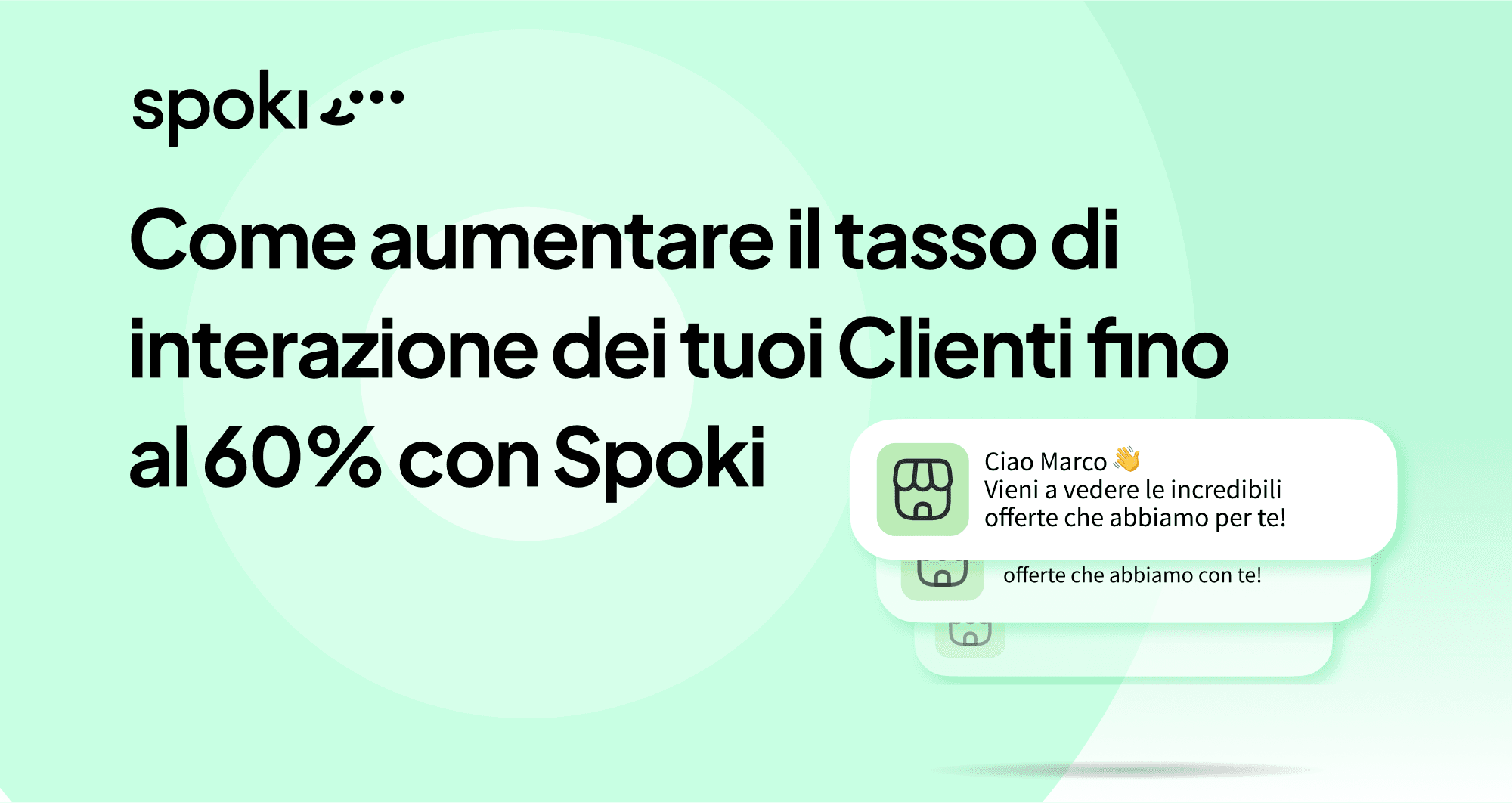 Come aumentare il tasso di interazione dei tuoi Clienti fino al 60% con Spoki