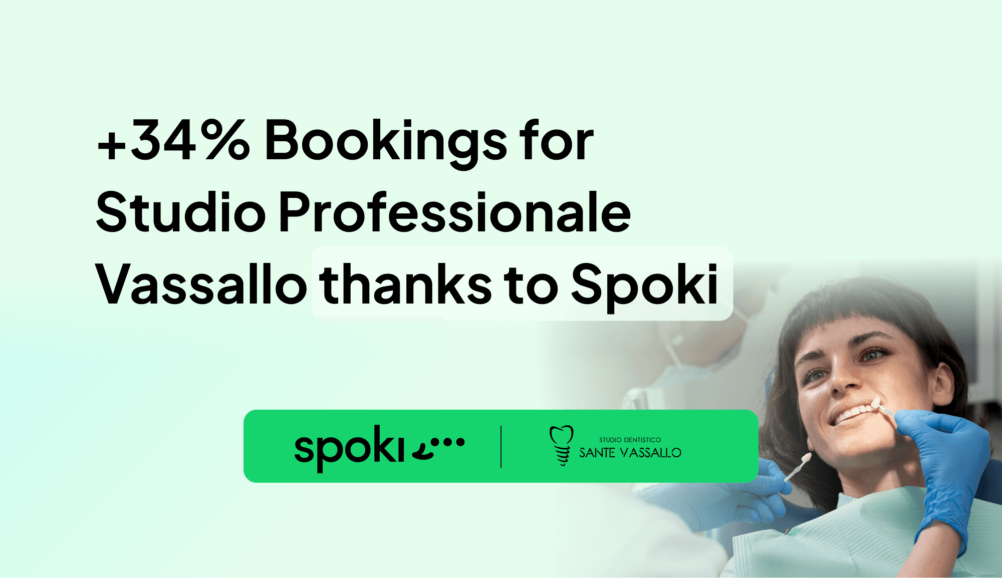 Mais agendamentos com publicidade no WhatsApp: Studio Professionale Vassallo alcança +34% de consultas graças ao Spoki