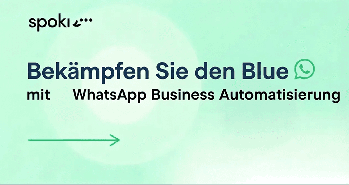 Bekämpfen Sie den Blue Monday mit WhatsApp Business Automatisierung