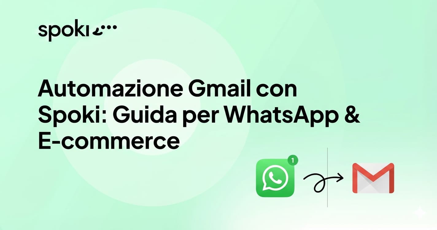 Automazione Gmail con Spoki: Guida per WhatsApp & E-commerce