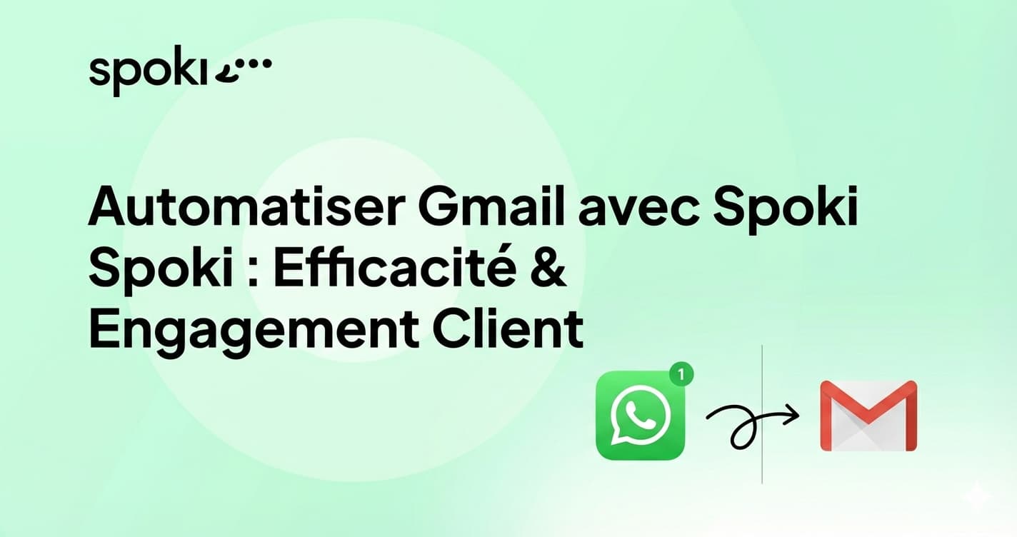 Automatiser Gmail avec Spoki : Efficacité & Engagement Client