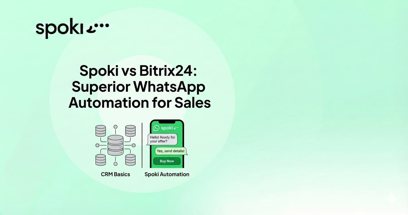 Spoki vs Bitrix24: Automazione WhatsApp Superiore per le Vendite