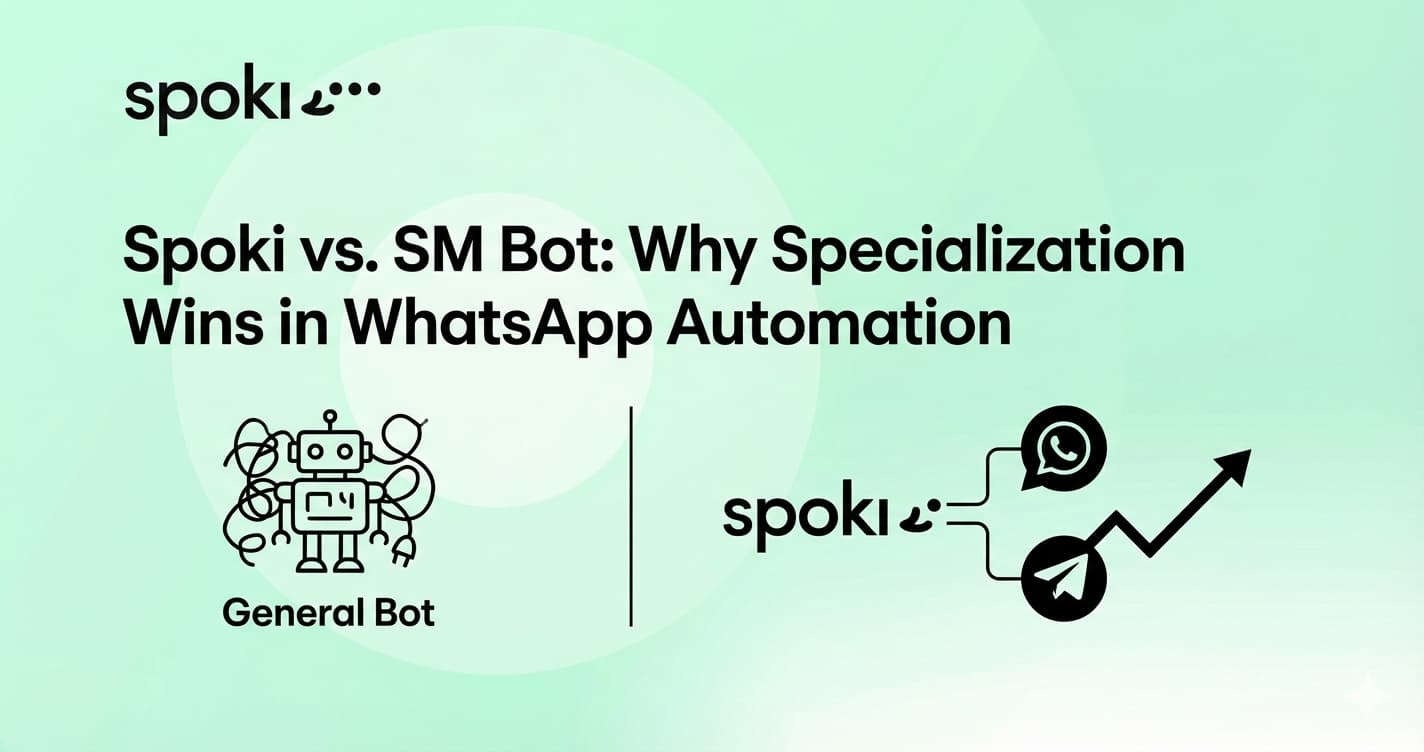 Spoki vs. SM Bot: Perché la Specializzazione Vince nell’Automazione WhatsApp
