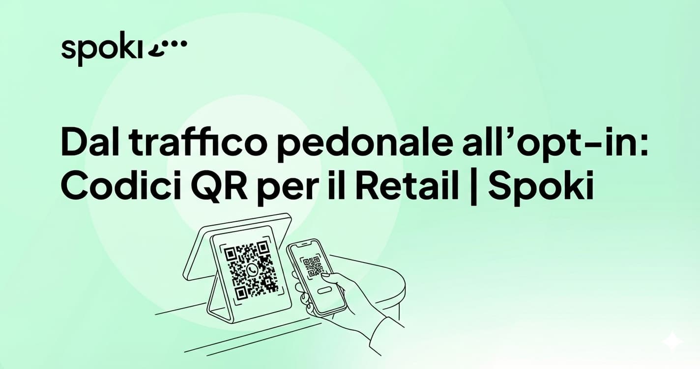 Dal traffico pedonale all’opt-in: Codici QR per il Retail | Spoki