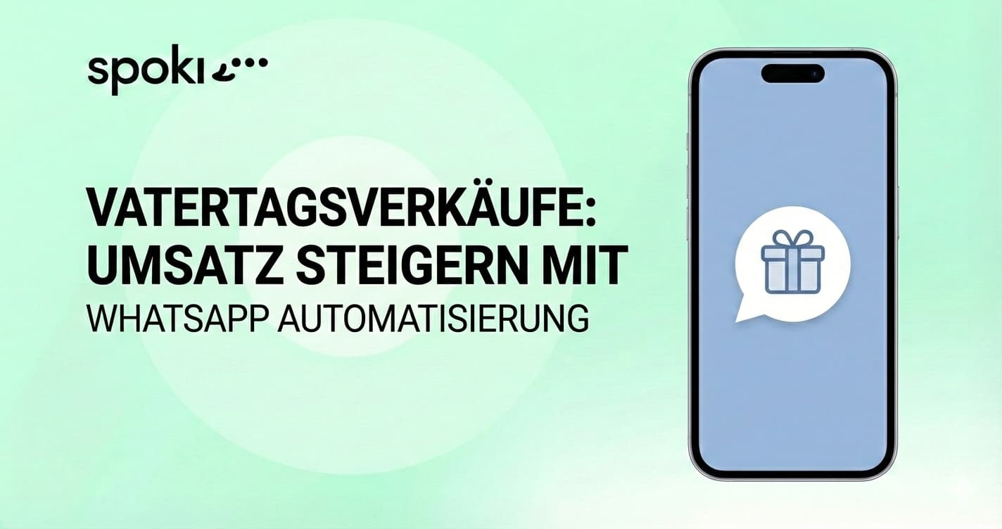 Vatertagsverkäufe: Umsatz steigern mit WhatsApp Automatisierung