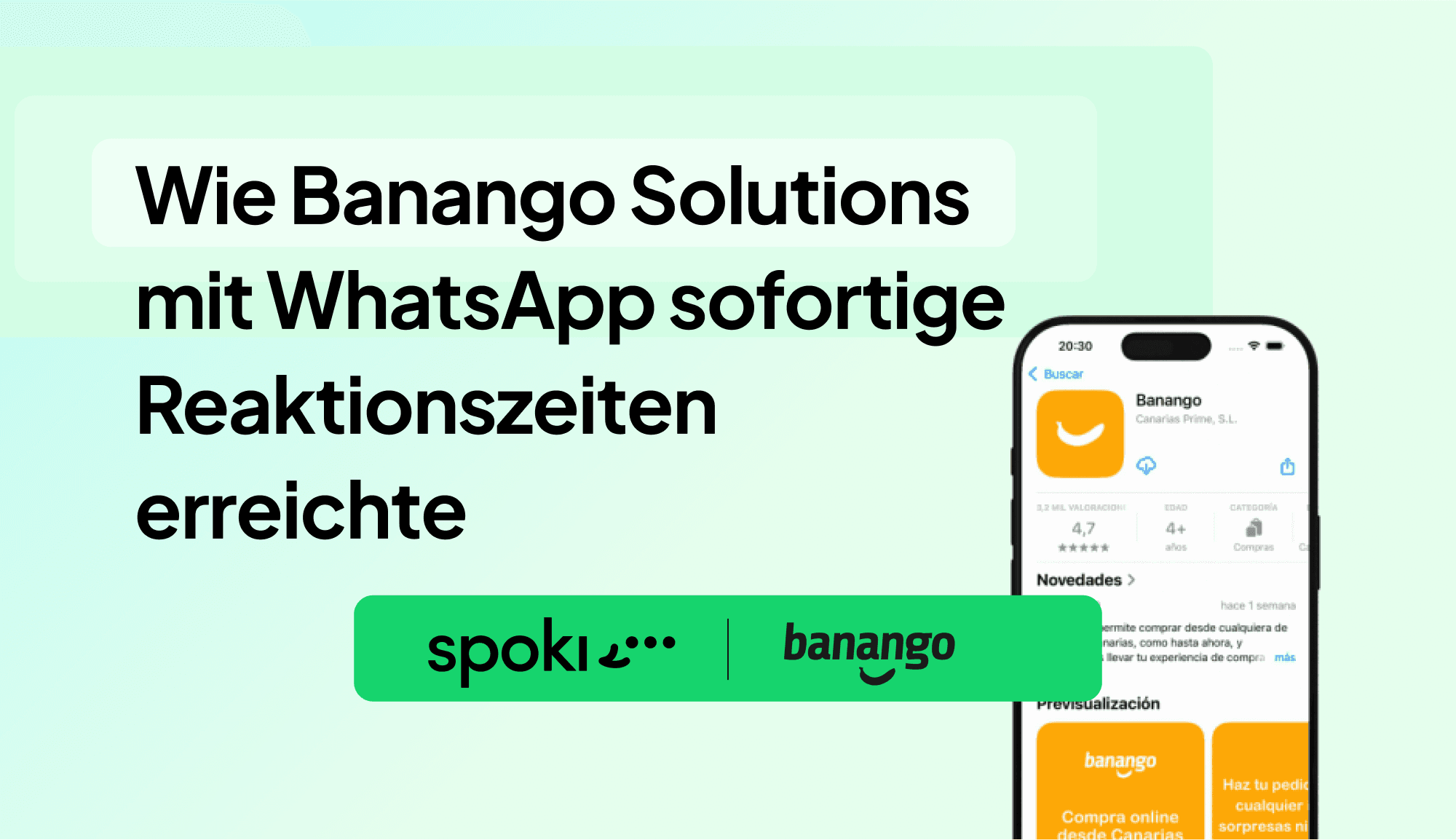 Wie Banango Solutions mit WhatsApp sofortige Reaktionszeiten erreichte