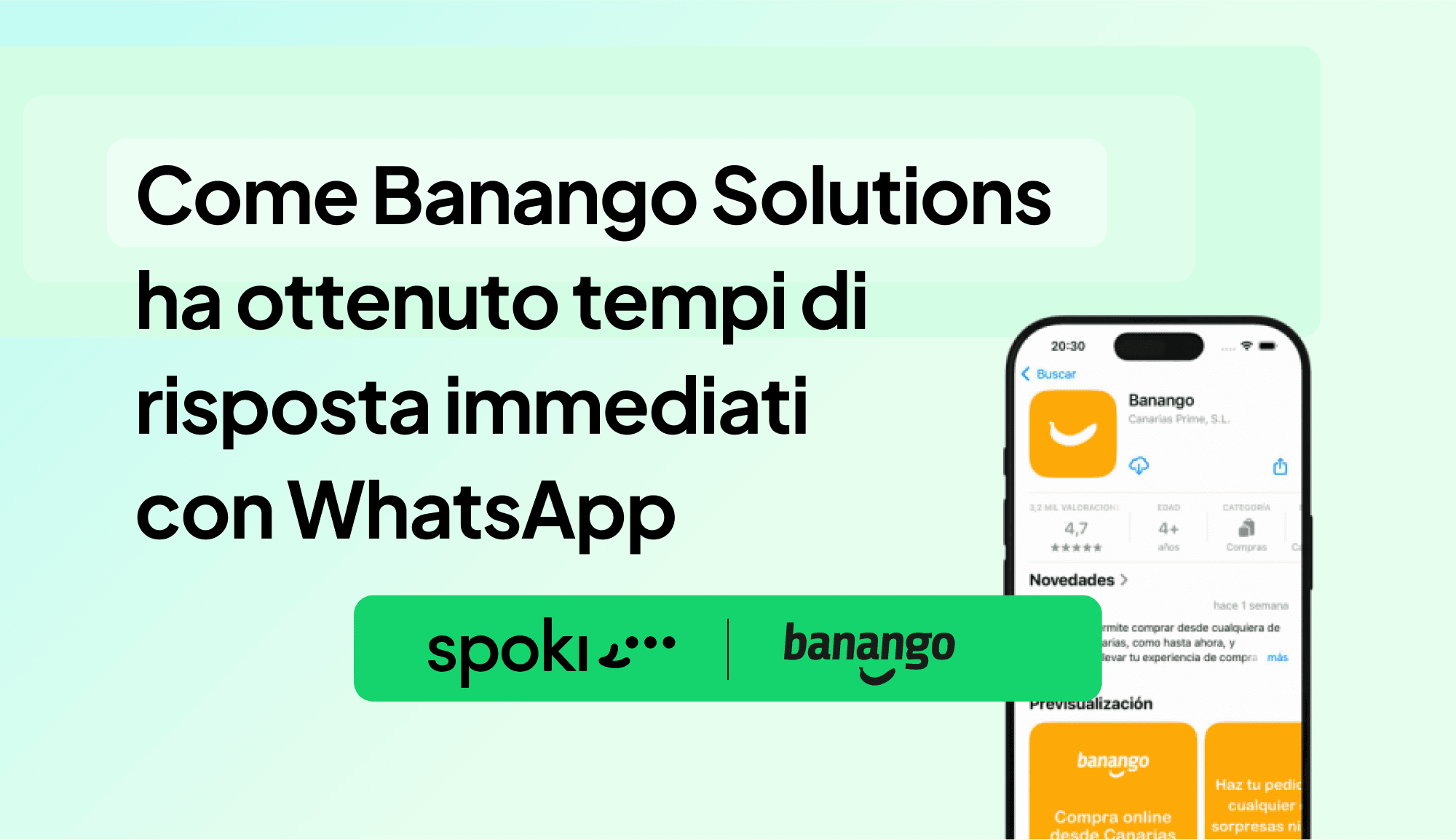 Come Banango Solutions ha ottenuto tempi di risposta immediati con WhatsApp