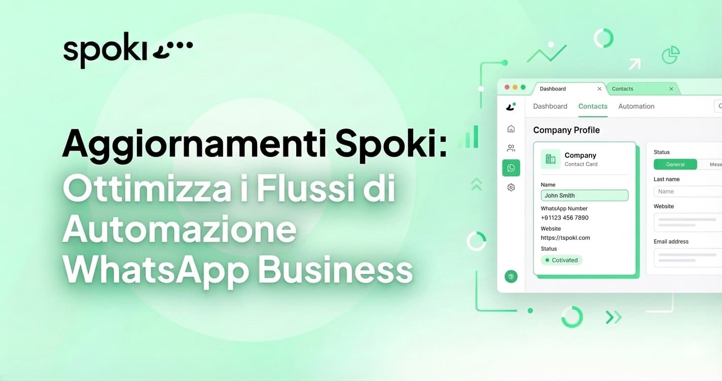 Aggiornamenti Spoki: Ottimizza i Flussi di Automazione WhatsApp Business