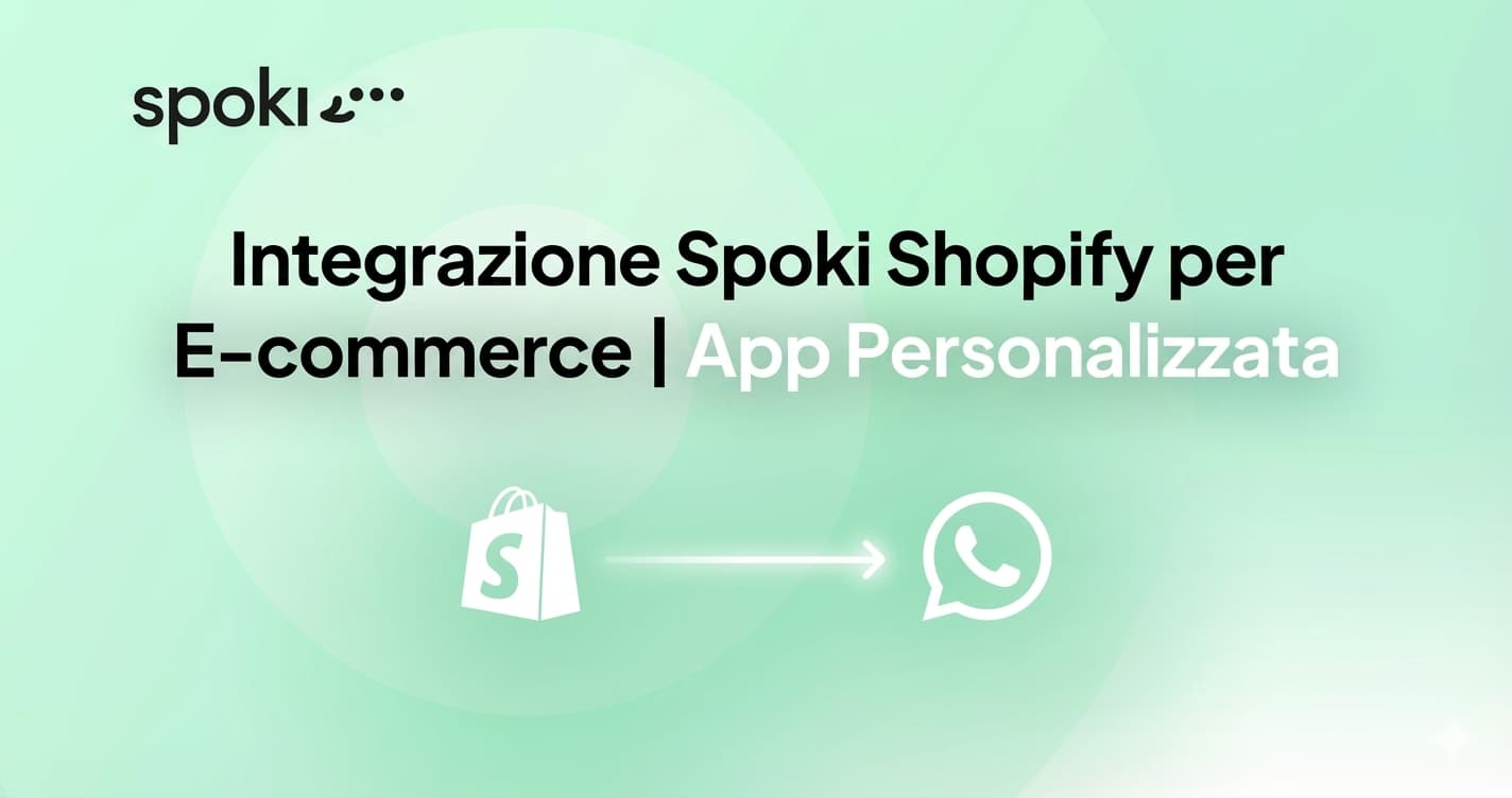 Integrazione Spoki Shopify per E-commerce | App Personalizzata