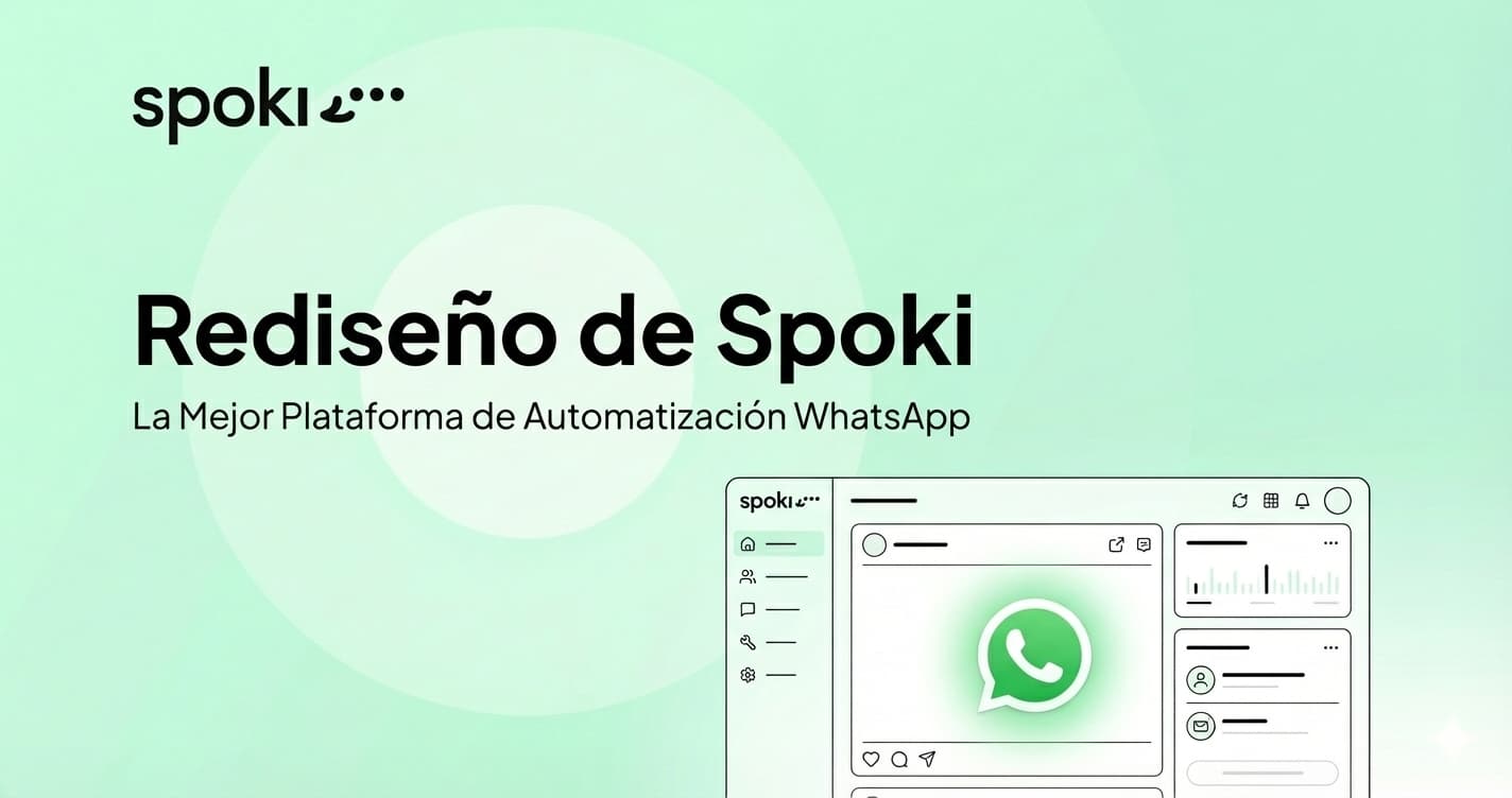 Rediseño de Spoki: La Mejor Plataforma de Automatización WhatsApp