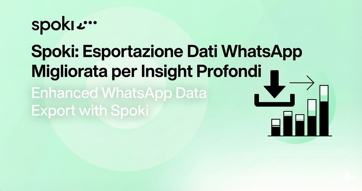 Spoki: Esportazione Dati WhatsApp Migliorata per Insight Profondi