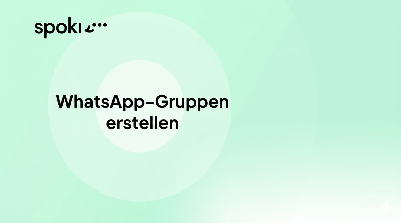 WhatsApp-Gruppen erstellen