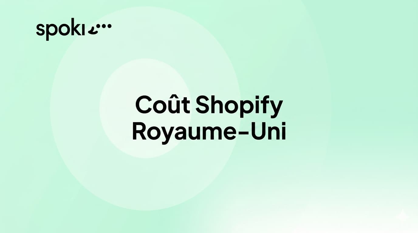 Coût Shopify Royaume-Uni