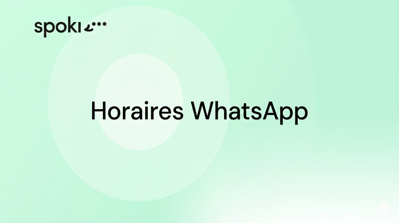Horaires WhatsApp