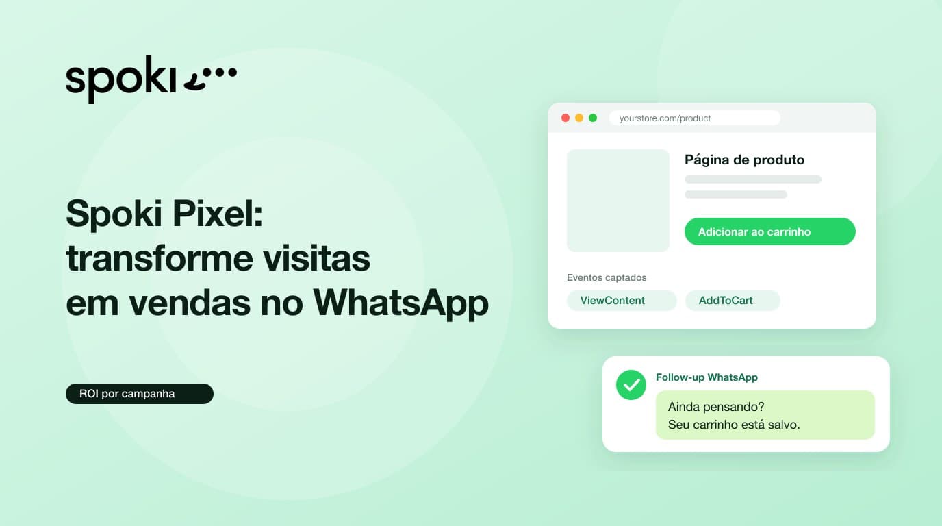 Spoki Pixel: o que é, como funciona e como vender mais pelo WhatsApp