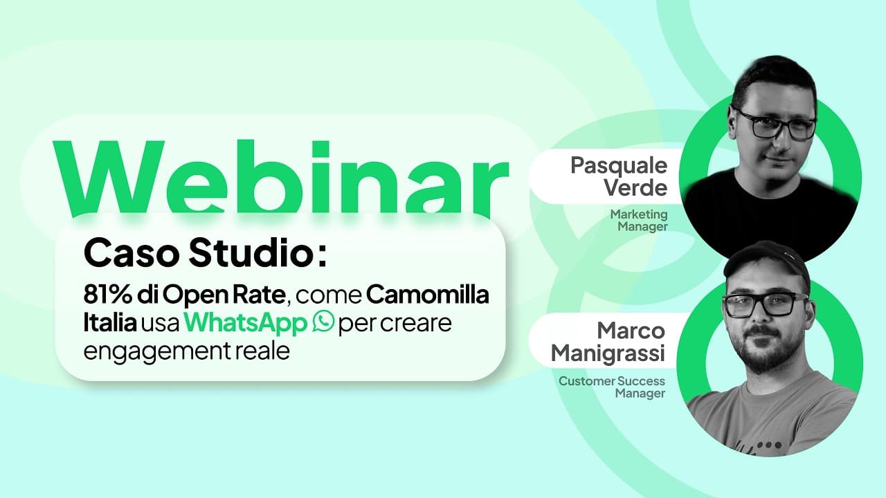 Caso Studio: 81% di Open Rate, come Camomilla Italia usa WhatsApp per creare engagement reale