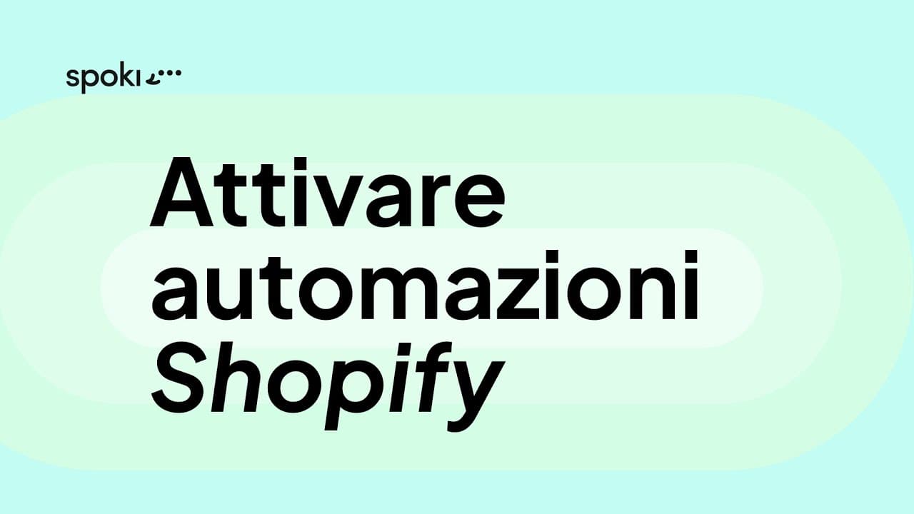 Attivare automazioni Shopify
