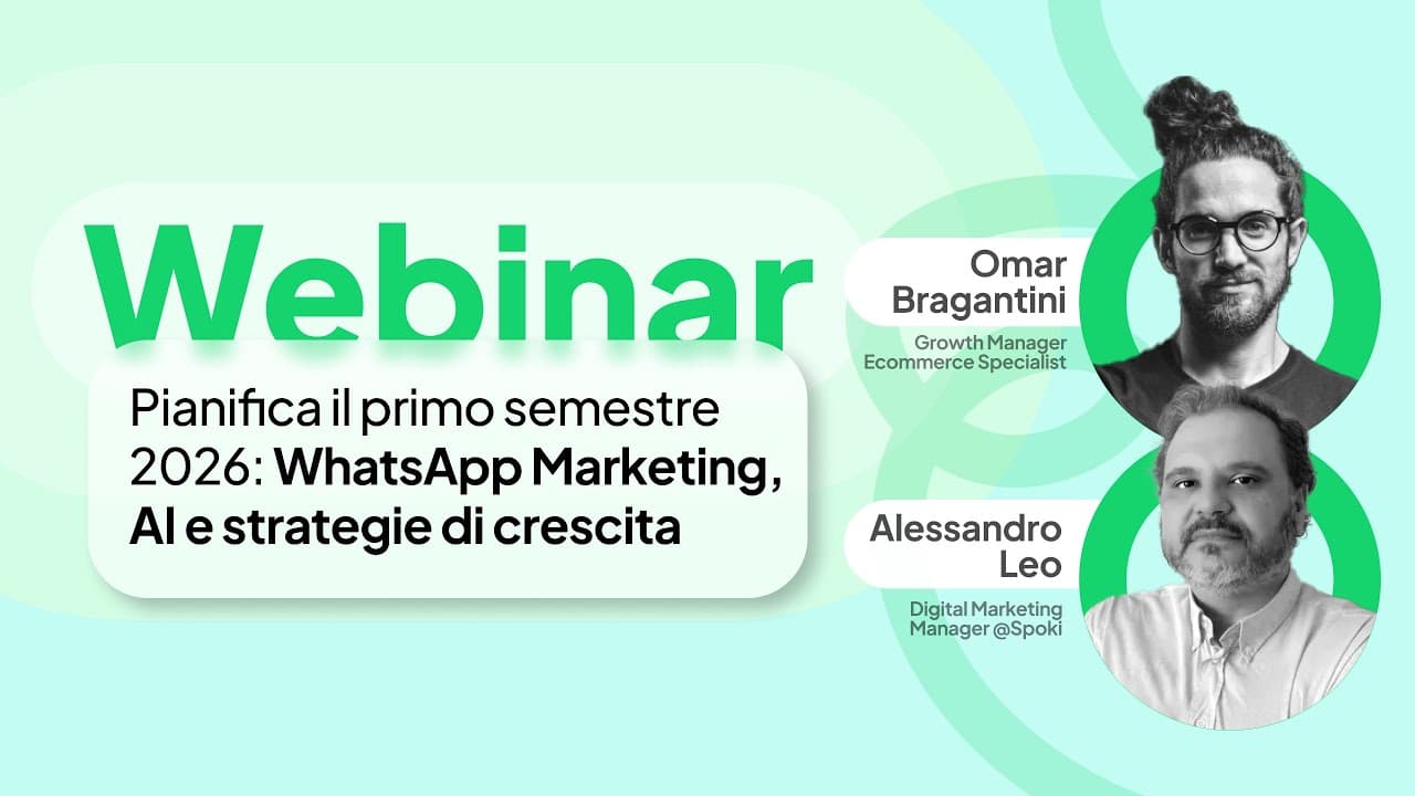 Pianifica il primo semestre 2026: WhatsApp Marketing,AI e strategie di crescita @omarbragantini