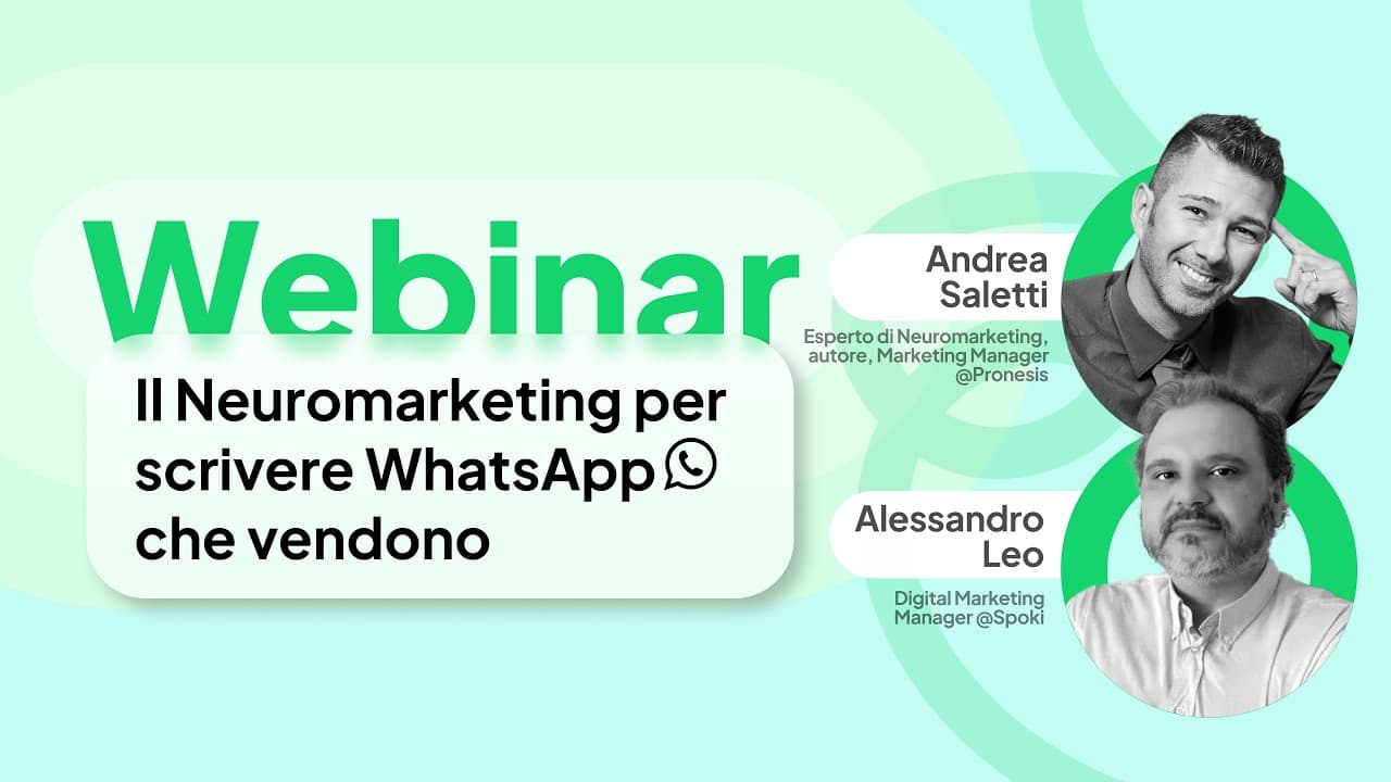 Il Neuromarketing per scrivere WhatsApp che vendono