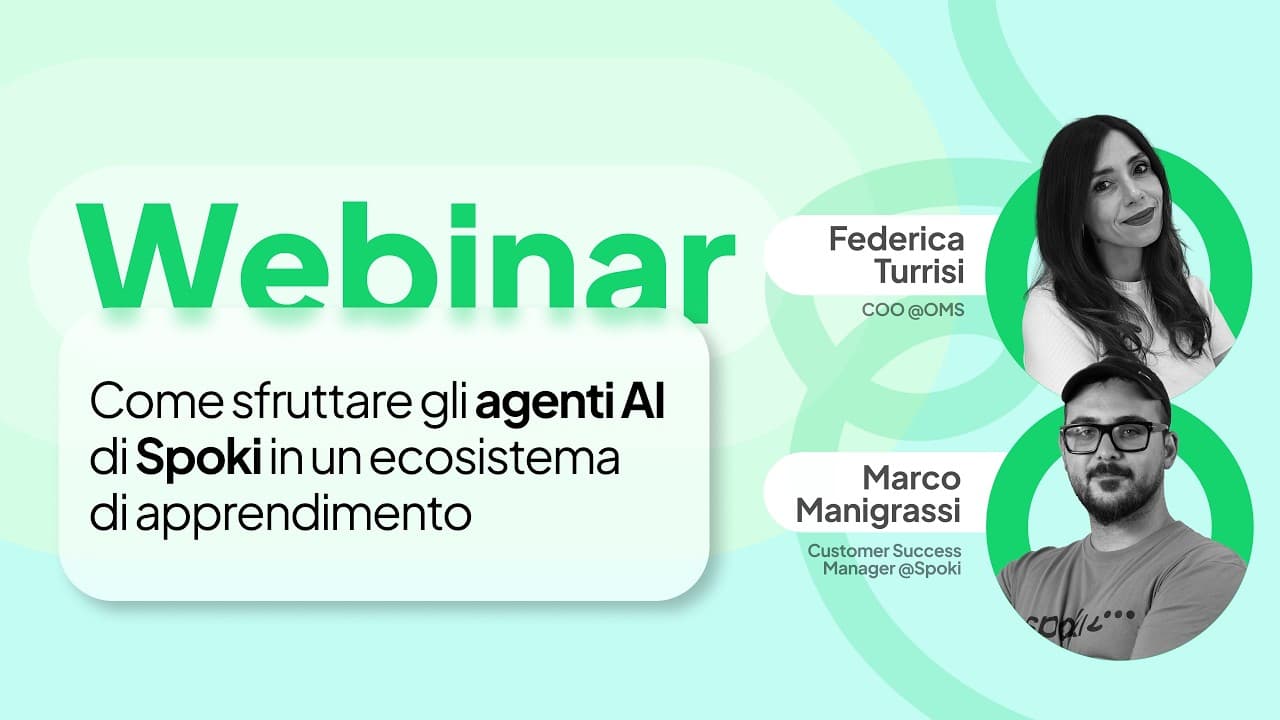 Come sfruttare gli Agenti AI di Spoki in un ecosistema di apprendimento