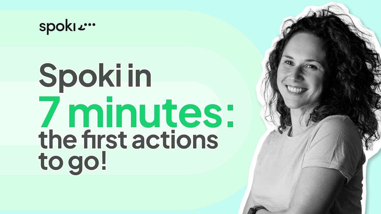 Spoki in 7 minutes: the first actionsto go!