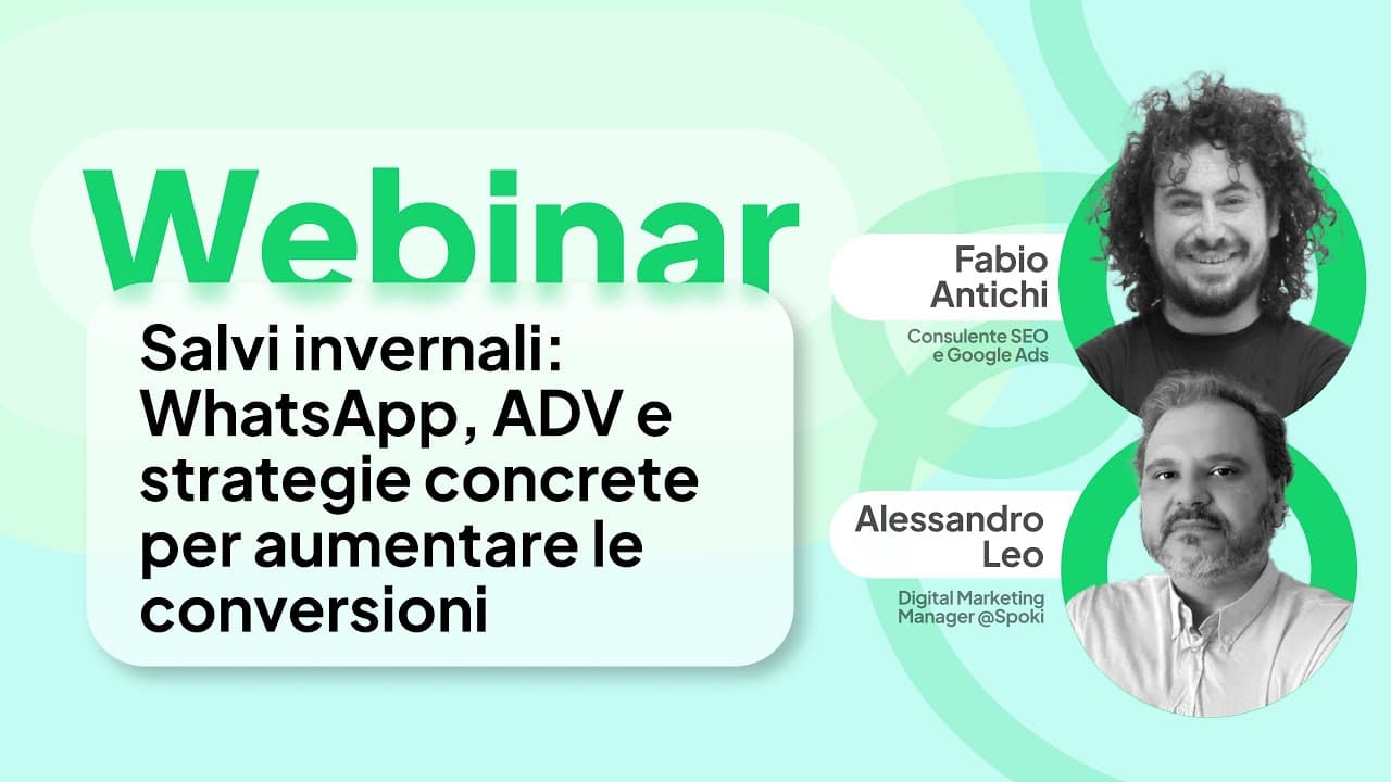 Salvi invernali  WhatsApp, ADV e strategie concrete per aumentare le conversioni