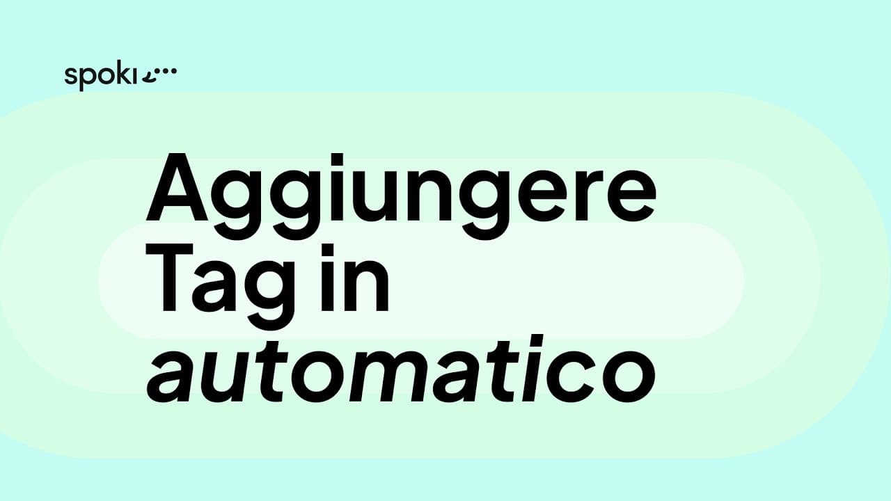 Aggiungere tag in automatico