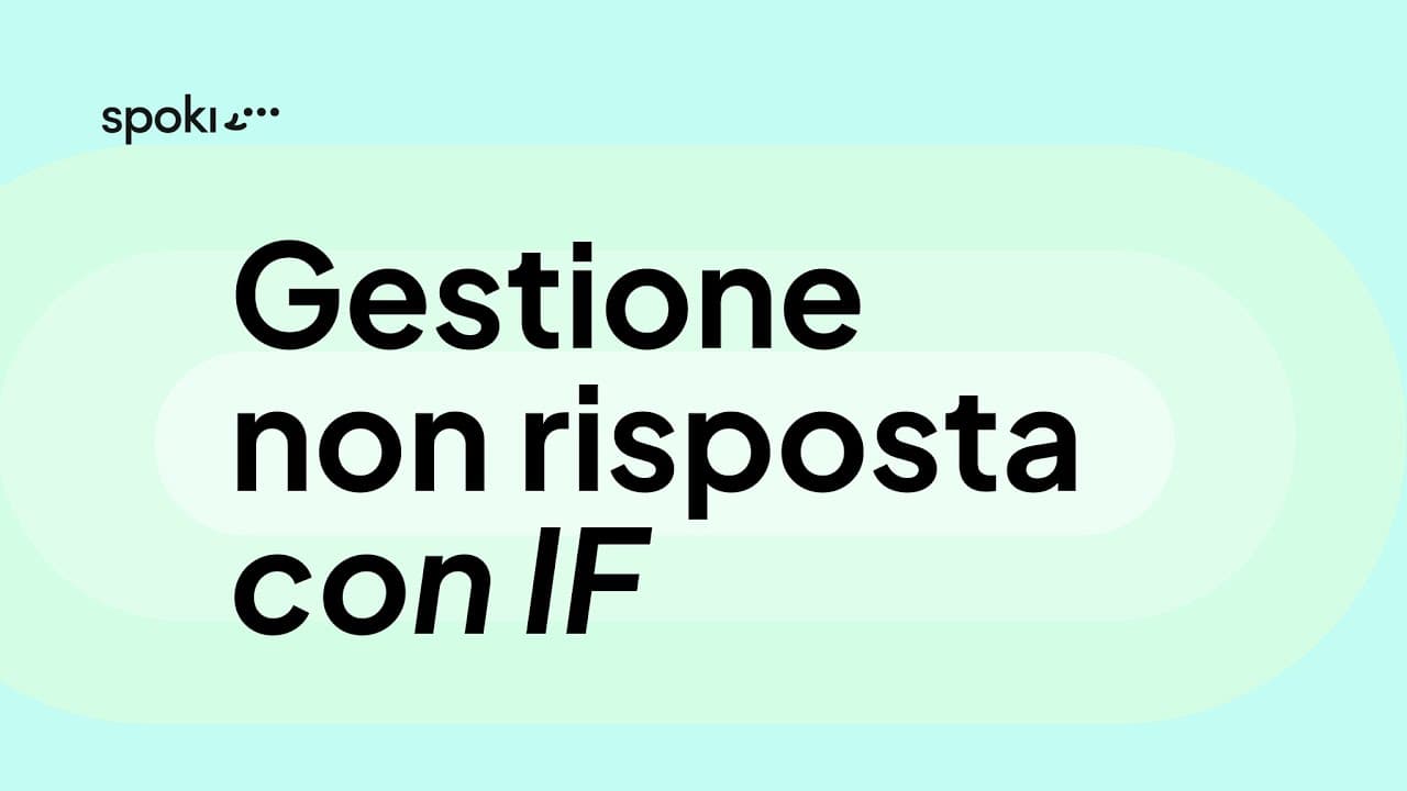 Gestione non risposta con IF