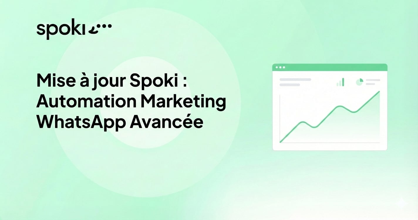 Mise à jour Spoki : Automation Marketing WhatsApp Avancée