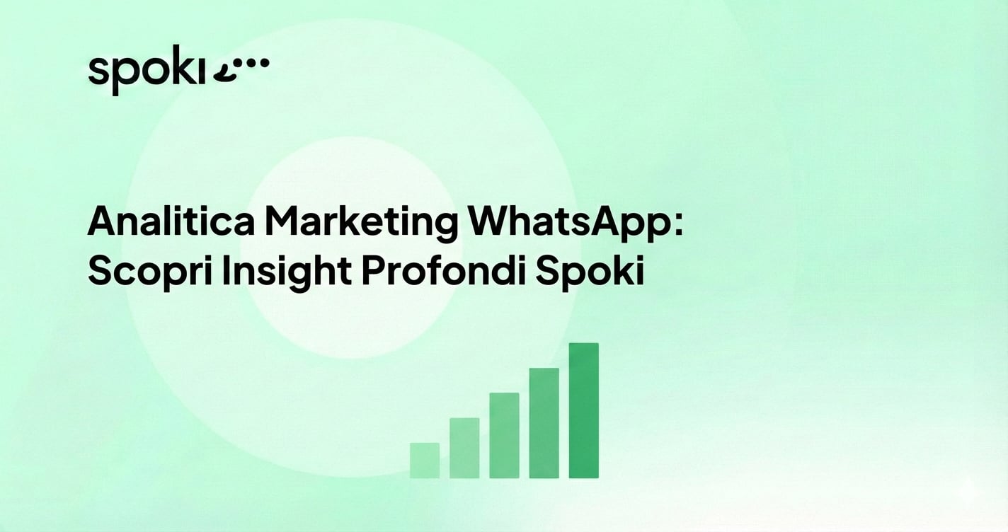 Analitica Marketing WhatsApp: Scopri Insight Profondi Spoki