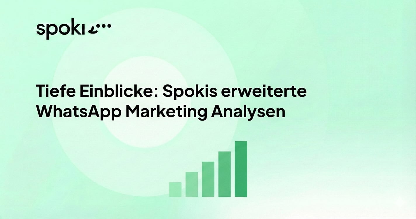 Tiefe Einblicke: Spokis erweiterte WhatsApp Marketing Analysen