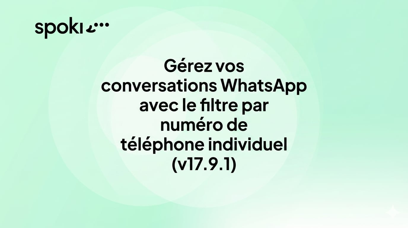 Gérez vos conversations WhatsApp avec le filtre par numéro de téléphone individuel (v17.9.1)
