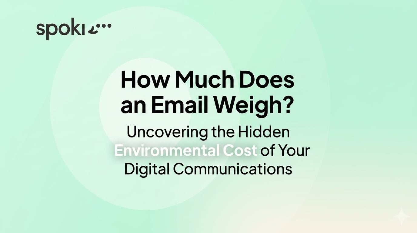 How Much Does an Email Weigh? Uncovering the Hidden Environmental Cost of Your Digital Communications