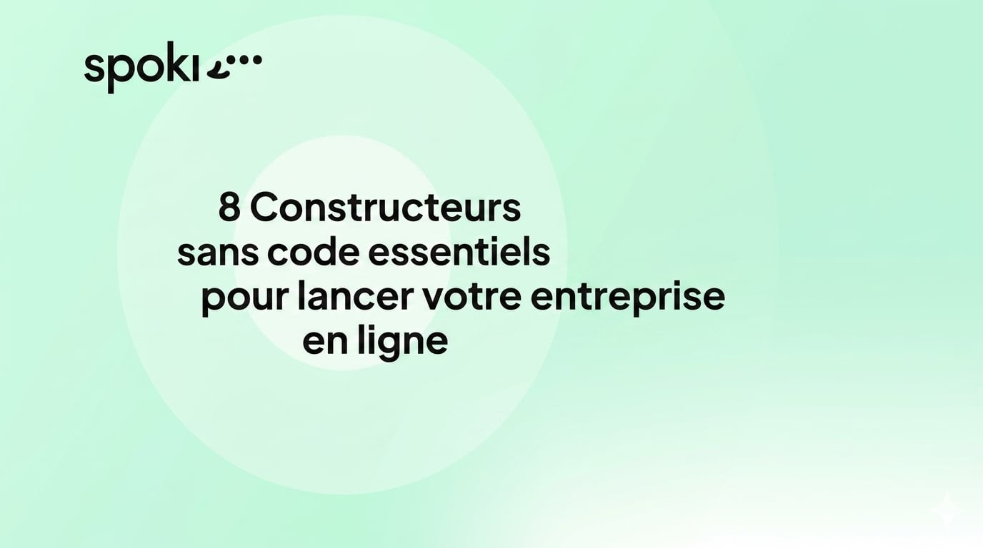 8 constructeurs de sites web sans code essentiels pour lancer votre entreprise en ligne