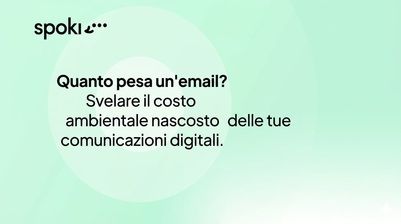 Quanto Pesa un'Email? Scoprendo il Costo Ambientale Nascosto delle Tue Comunicazioni Digitali