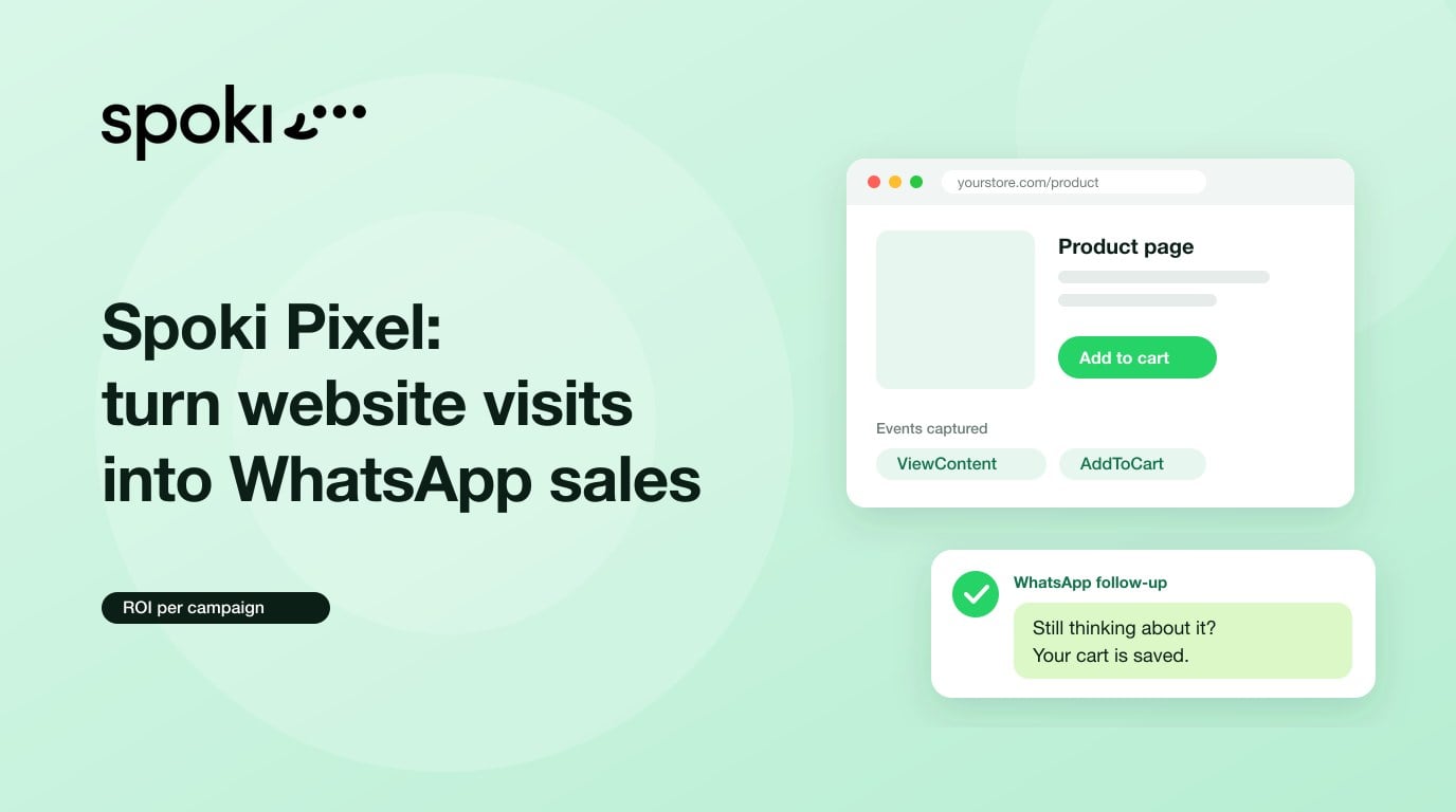 Spoki Pixel: complete guide to website tracking & WhatsApp
