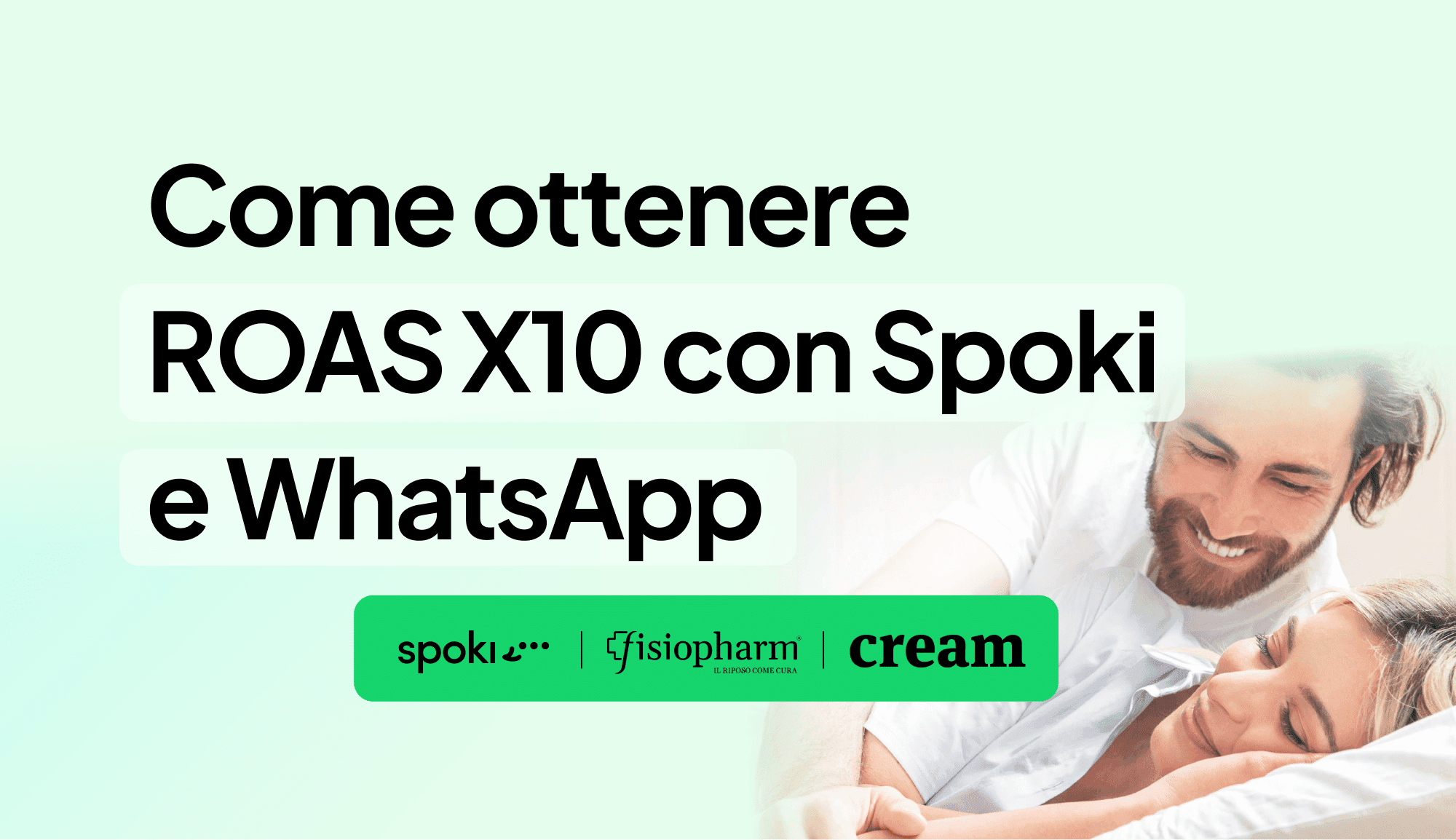 Caso Studio Fisiopharm & Cream – Creativi Mediterranei: come ottenere ROAS X10 con Spoki e WhatsApp