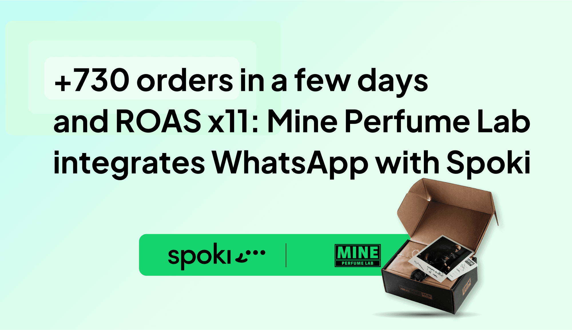 Mine Perfume Lab révolutionne les ventes de parfums grâce à Spoki : +730 commandes et 43 000 € avec un ROAS x11 pendant le Singles Day et la Black Week