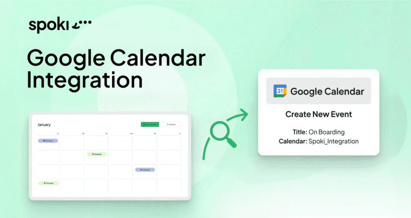 Spoki Google Calendar integration
