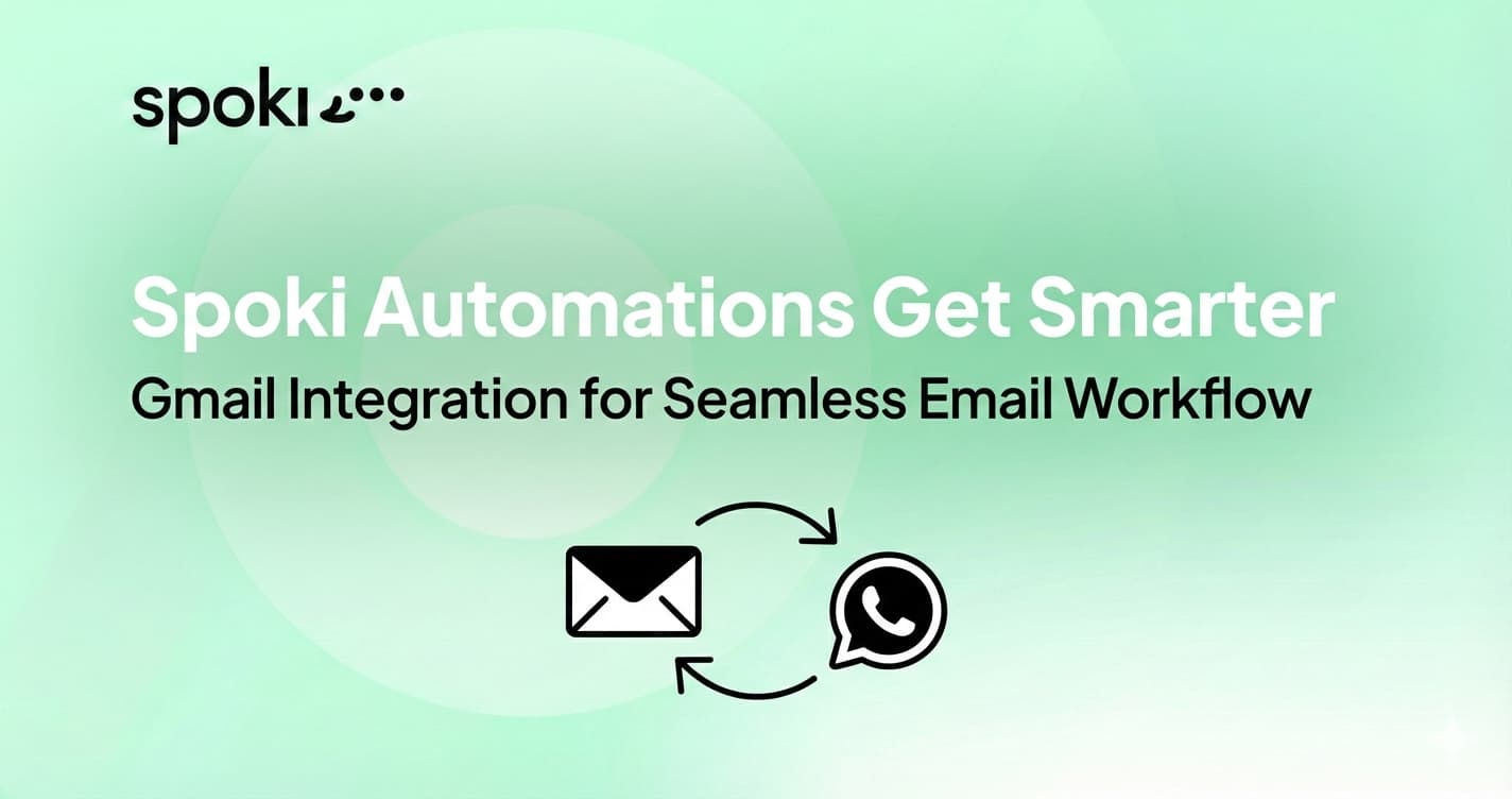 Spoki Automatisierungen werden intelligenter: Gmail-Integration für nahtlose E-Mail-Workflows