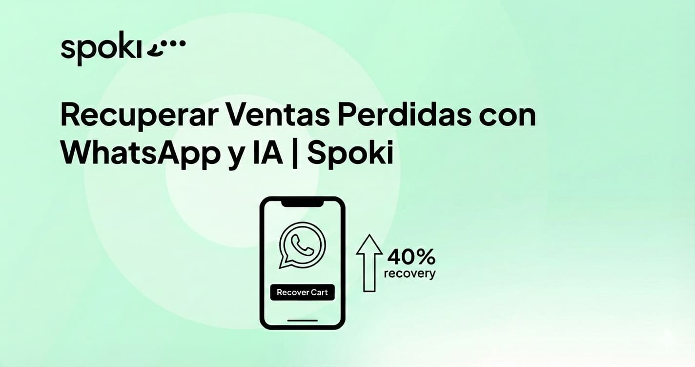 Recover Lost Sales with WhatsApp & AI Agents | Spoki