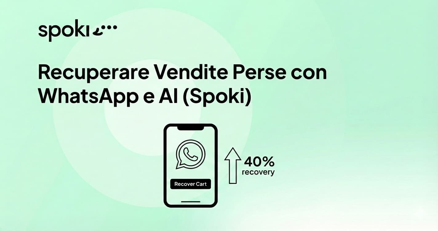 Recuperare Vendite Perse con WhatsApp e AI (Spoki)